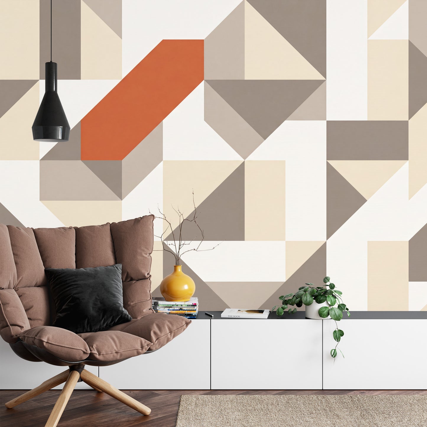 Fototapeta Geometryczny Balans – Minimalistyczna Kompozycja Architektoniczna