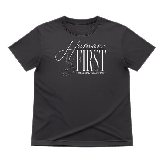 Czarny T-Shirt - Human First
