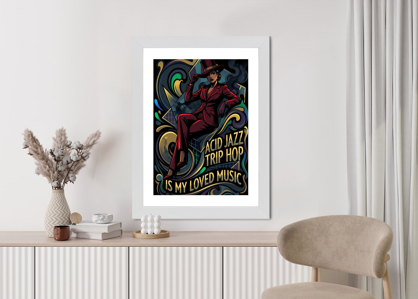Plakat Acid Jazz Trip Hop Is My Loved Music