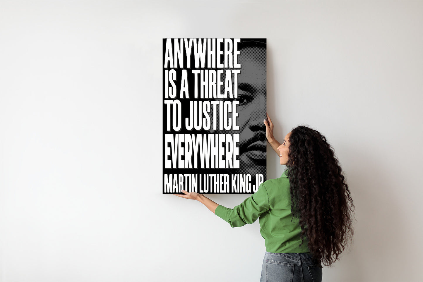 Plakat Plakat MLK Jr. — Injustice Anywhere (Limitowana Edycja)
