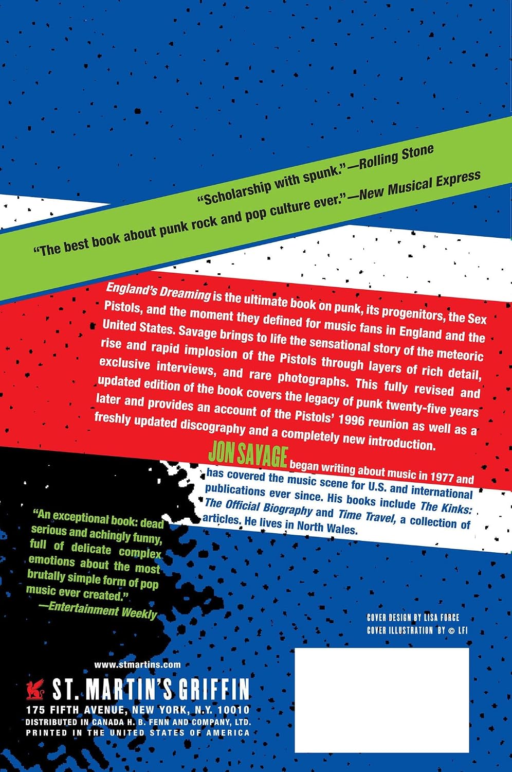 England's Dreaming, Revised Edition: Anarchy, Sex Pistols, Punk Rock, and Beyond