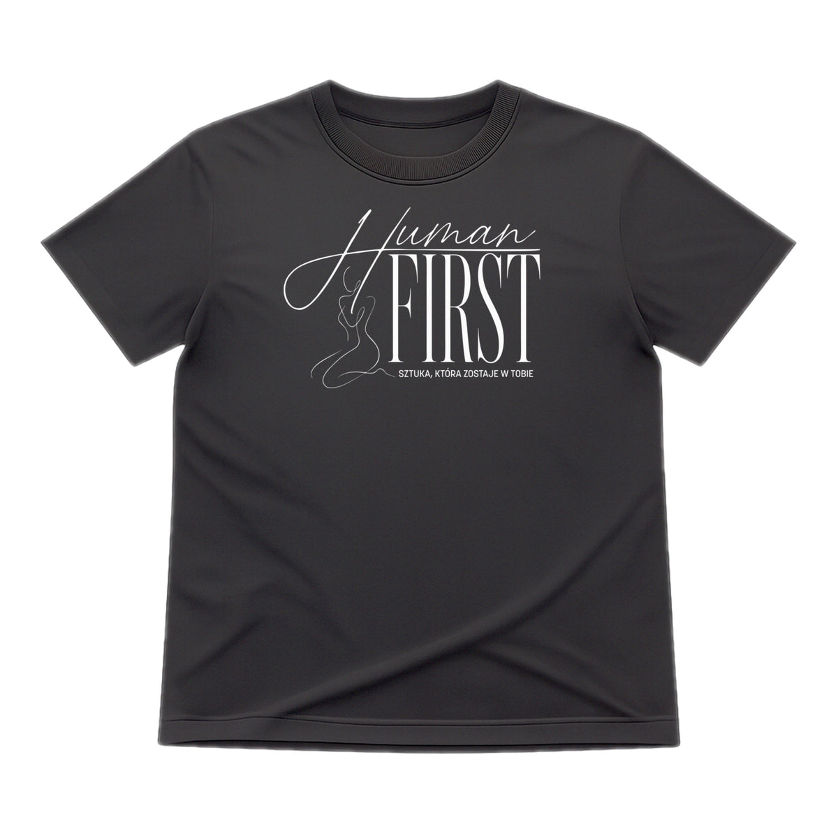Czarny T-Shirt - Human First