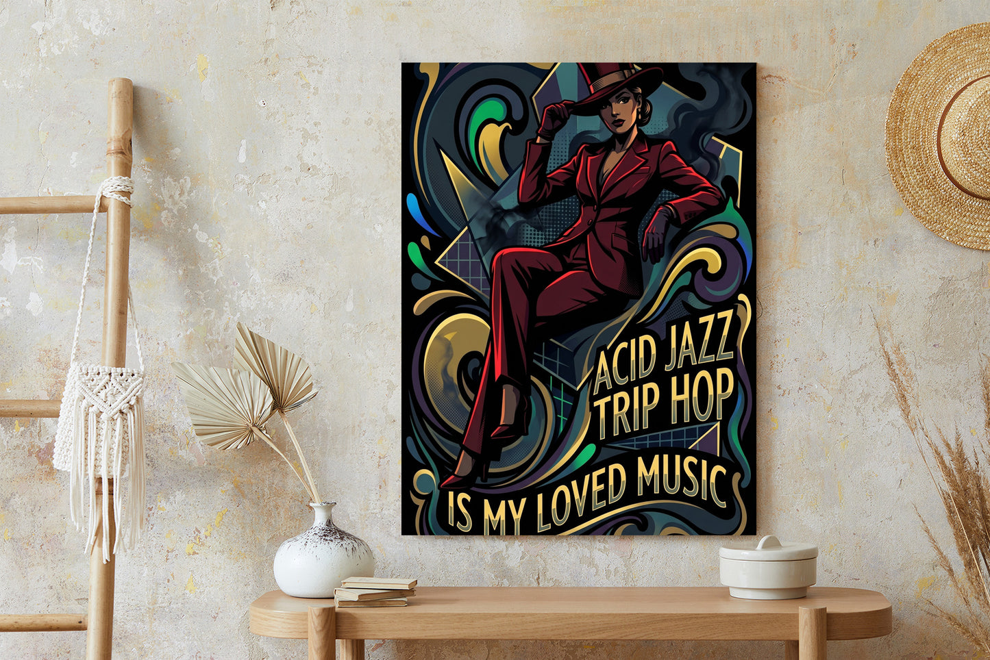 Plakat Acid Jazz Trip Hop Is My Loved Music