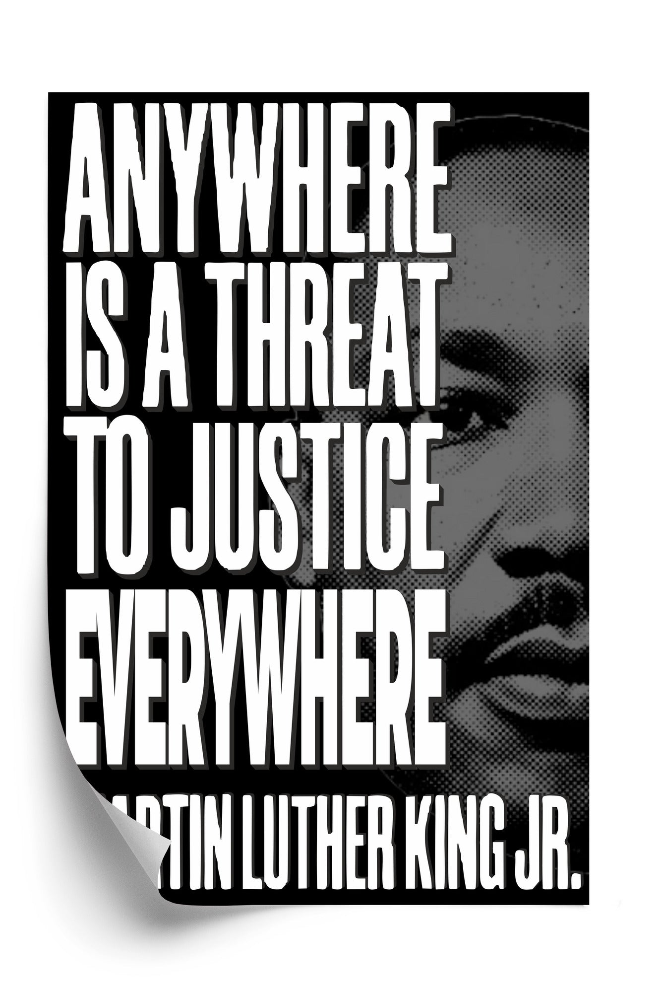 Plakat Plakat MLK Jr. — Injustice Anywhere (Limitowana Edycja)